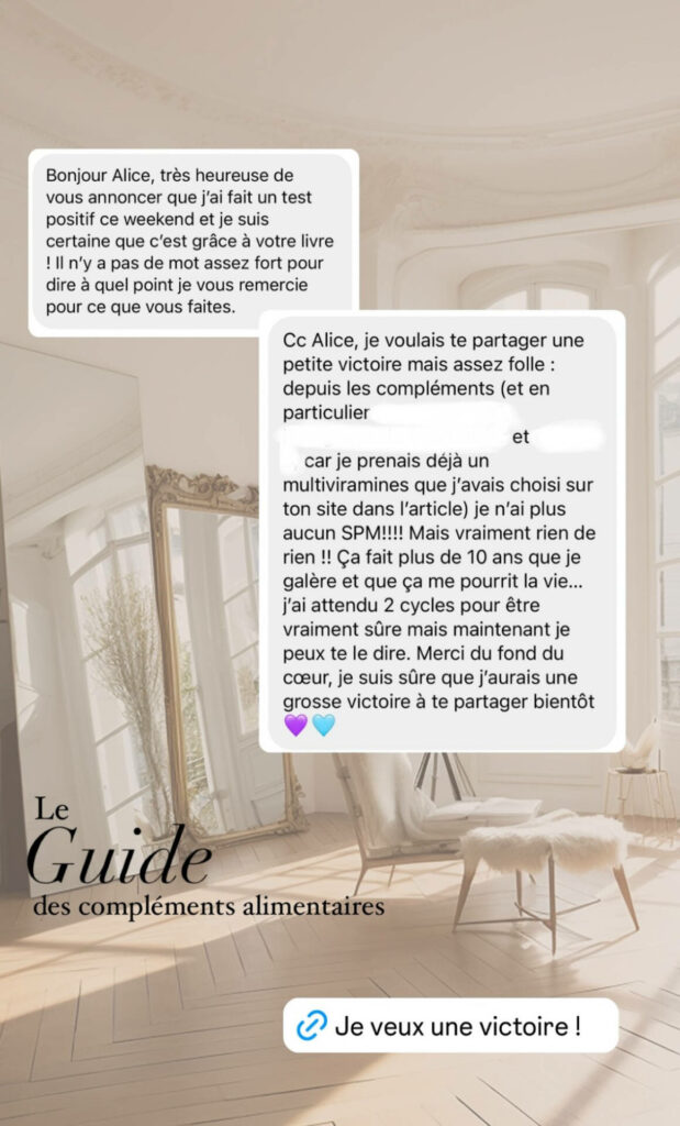 GUIDE I : Fertilité optimale, les compléments alimentaires indispensables