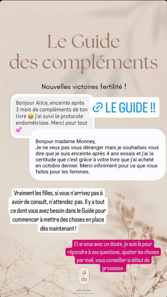 GUIDE I : Fertilité optimale, les compléments alimentaires indispensables