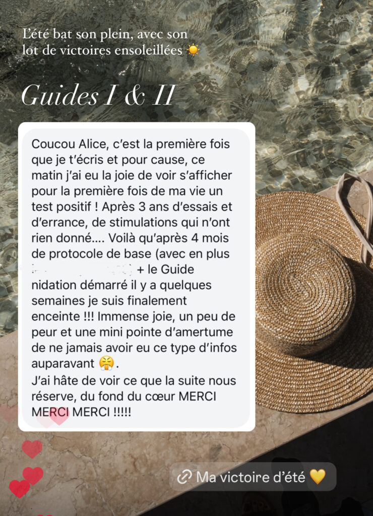 GUIDE II : Nidation réussie