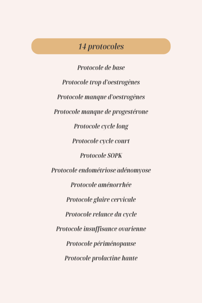 GUIDE III : Cycle physiologique